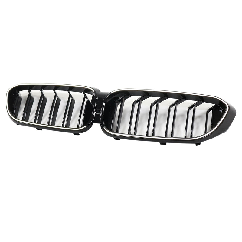 2017–2020 BMW 5 -sarja G30 G31 Doublellame Front Munuaisten säleikkö, kiiltävä musta