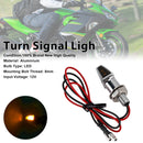 12V LED Blinker Anzeige Licht 8mm Universal Motorrad Für Yamaha