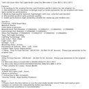 2014 Mercedes-Benz E250/E350/E400/E550/E63 AMG/E63 AMG S Linke innere Rückleuchte Bremsleuchte 2129060303 2129062757