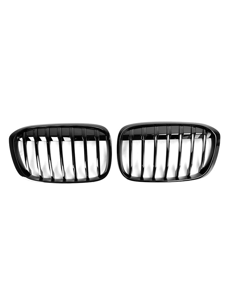 2016-2018 BMW X1 F48 F49 Gloss Black Front Nyre Grill sett med 2