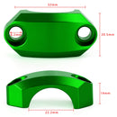 CNC klemme klemme bro styreklemme grønn for 22mm styre for Kawasaki