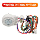 W11578030 Fläktmotor för kyl- och frysförångare bytt W11402610 AP7186685