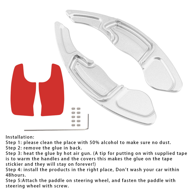 Lenkrad-Schaltwippen-Verlängerung für Acura MDX RDX TLX, Aluminium