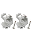 2 Stück Aluminium-Dachsparrenhalterungen, satiniert, für Dometic SUNCHASER II Markise