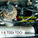 AGR-Ventil-Blindplatte für Ford Euro 3 Transit Connect Focus Mondeo 1.8 TDDI TDCi