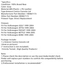 Grau Leder Armlehne Center Console Deckel Für VW MK4 Jetta Bora Golf 18D867173