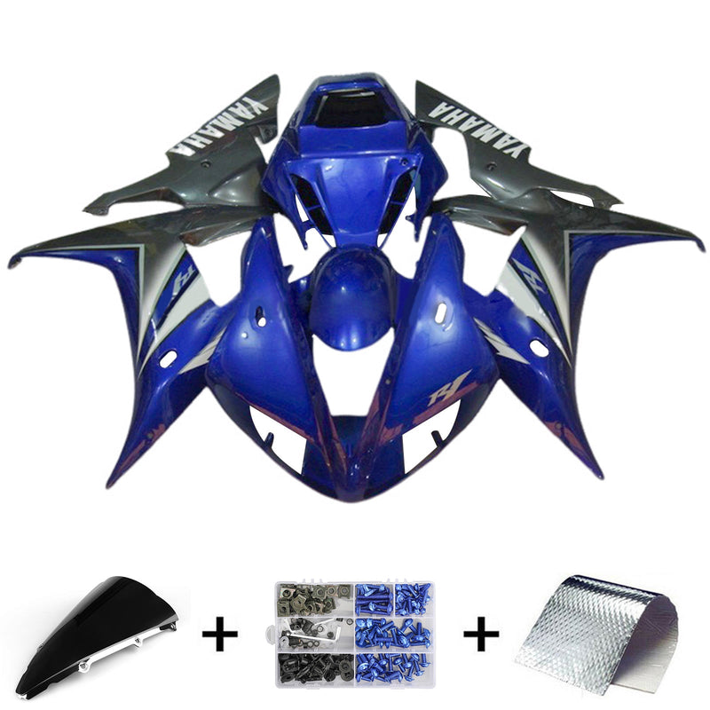 2002-2003 Yamaha YZF 1000 R1 insprutningsskyddssats kropp plast ABS