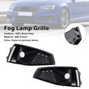 2018–2020 Audi A4 B9 S-LINE S4 schwarz Front Nebelscheinwerfer Kühlergrill Trim Cover
