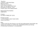 2011–2014 Audi TTS MK2 přední nárazník pod mřížkou středního radiátoru 8J0807697H