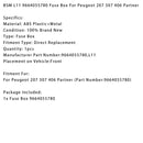 Sicherungskasten BSM L11 9664055780 für Peugeot 207 307 406 Partner
