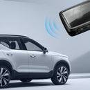Autoschlüsselhülle aus Aluminiumlegierung mit TPU-Finish, silberfarben, mit Schnalle für Mazda CX-4 CX-5
