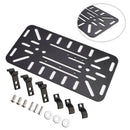 Universeller symmetrischer Seiten-Satteltaschen-Montagehalterungssatz Schwarz für Motorräder