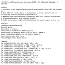 4F27E FN4A-EL Getriebe Hintere Abdeckung Für Ford Mazda 3 6 1999-UP