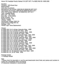 Xenon HID -ajovalojen sähköinen liitäntälaite D1S W3T13271 BMW E90 E91 2006-2008 -malliin