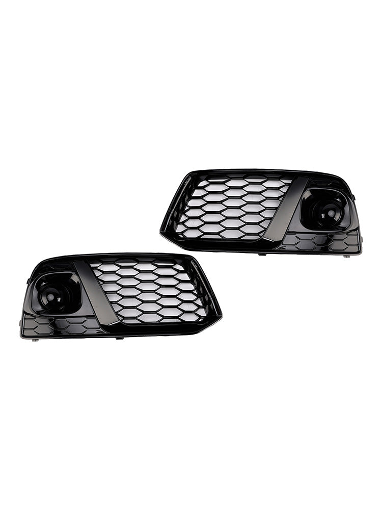 2018 2019 Audi Q5 SQ5 Schwarz Front Waben Nebelscheinwerfer Kühlergrill Grill Abdeckung