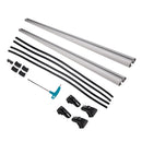 Universeller Aluminium-Dachgepäckträger mit Querträger, abschließbar, 135 cm