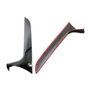 2012–2018 Audi A6 C7 Allroad Avant schwarz glänzend Paar Heckscheibe Seitenflügel Spoiler