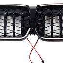 "Diamantnyre"-grill til BMW 3-serie G20 (2019–2022), delenummer 51138072085, svart