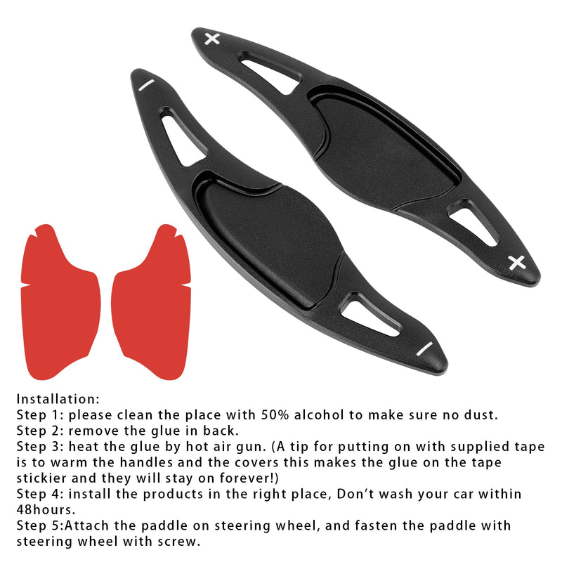 2014–2020 Honda FIT VEZEL HRV Lenkrad-Schaltwippenverlängerung Aluminium