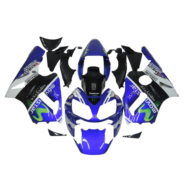 2002-2005 Kawasaki ZX12R injeksjonskinnesett kroppsplast ABS