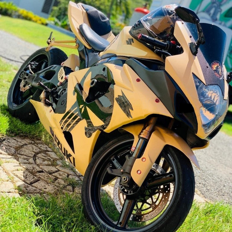 2005-2006 Suzuki GSXR1000 K5 Ruiskutusliipaisinsarja Muovinen ABS korirakenne