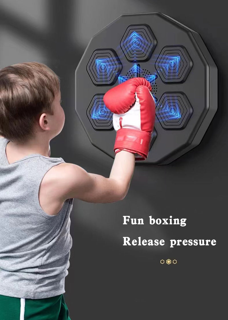 Fixado na parede treinamento de boxe alvo fitness moldar recarregável música bluetooth máquina refrescante interior