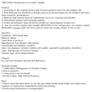 WP2220457 Kühlschrank-Eiszerkleinerer-Koppler