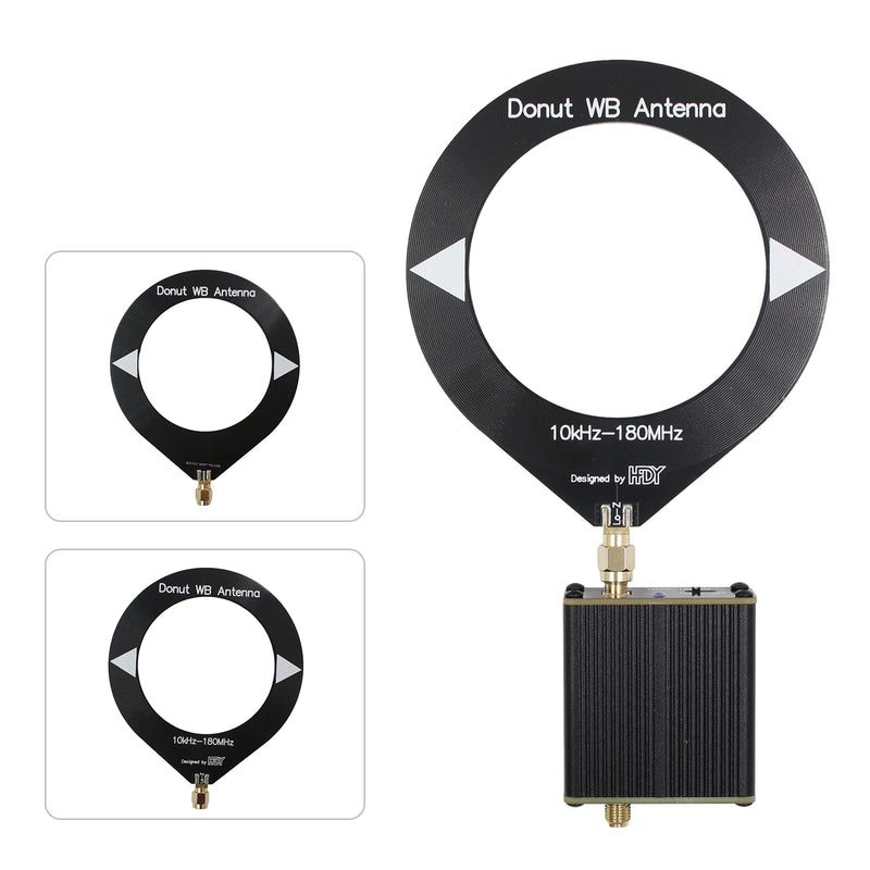 Upgraded Donut-Breitbandantennen 10Khz-180Mhz Konverter mit niedriger Impedanz