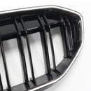 2019–2022 BMW 3 Series G20 DoubleLame Renal Grille, negro, 51138072085