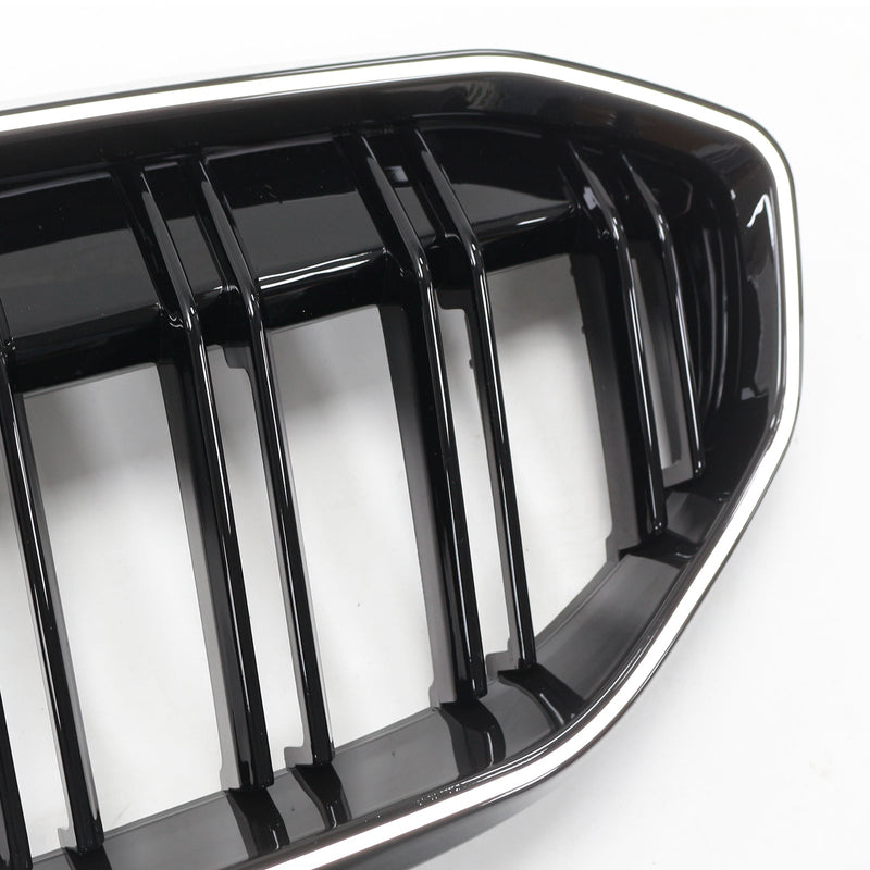 2019–2022 BMW 3 Series G20 DoubleLame Renal Grille, negro, 51138072085