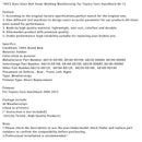 2006–2013 Toyota Yaris Fließheck 4 Stück Tür Glas Gürtel äußere Form Dichtungsstreifen