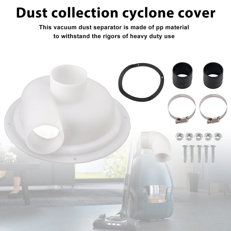 Dust Cyclone Separator Cover Attachment Chipboard Vacuum Cleaner Parts Plaster Vacuum Dust Separator Vacuum Cleaner Accessory
