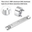 Schlüssel zum Entfernen der unteren Kappe. Werkzeug zum Wiederaufbau der Saphire/Onyx/Diamond-Gabel/DVO-Gabel