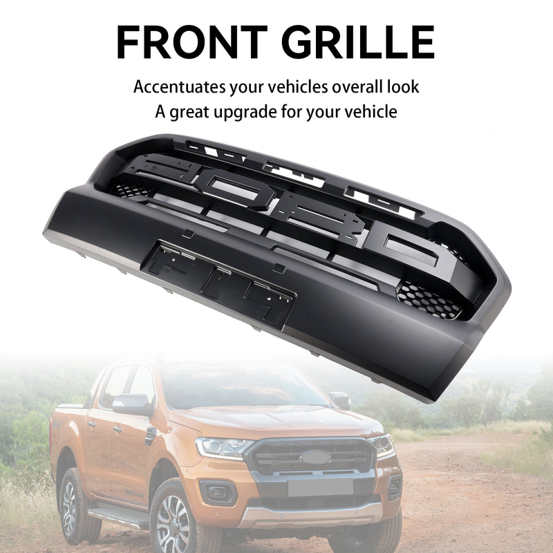 Matt Black Ranger Raptor Style Front Bumper Grille Für Ford Ranger 2019-2023 T8