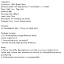2008–2011 BMW X6 E71 E72 1 Stück vorne links Nebelscheinwerfer Lampen 63177187631