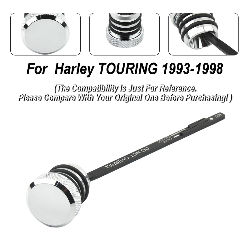 1993-1998 Harley TOURING FLHT FLHS FLTC Oljepeilepinne Drivstofflokkplugg 0710-0002