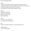 Kotflügel hinten Kotflügel Verkleidung Gugel Für Yamaha Tracer 9 / GT 2021-2024