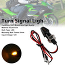 12V LED Blinker Anzeige Licht 8mm Universal Motorrad Für Yamaha