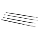 2009–2016 Toyota Venza 4 kawałki chromowanych pasków uszczelniających do zewnętrznego paska okiennego 757120T010