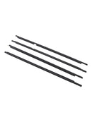 2008-2015 Toyota Land Cruiser LC 200 4PCS Türglas Gürtel Äußere Formteil Dichtungsstreifen