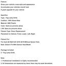 2018 2019 Audi Q5 SQ5 Schwarz Front Waben Nebelscheinwerfer Kühlergrill Grill Abdeckung