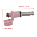 6 STÜCKE Kraftstoffinjektor 23250-31070 Passend für Lexus GS350 3.5L V6 2007-2015 Passend für RC350