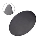 Ovales, bare lisensplate laget av aluminiumslegering, DIY, universell passform for motorsykler