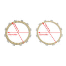 Kupplungsreibscheibensatz passend für Kawasaki Z250 ABS Z300 15-17 13088-0558