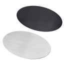 Ovales, bare lisensplate laget av aluminiumslegering, DIY, universell passform for motorsykler