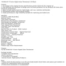 9330A3341 Digitaler Zonenthermostat der 9er-Serie, 12 V, Schwarz