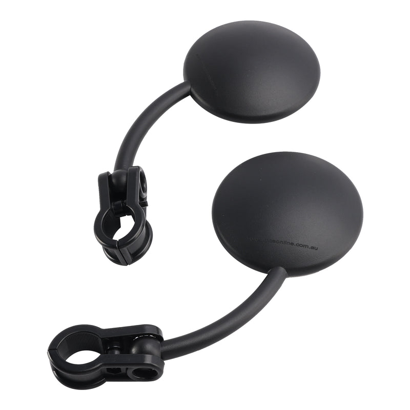 Universal 22mm řídítka Clamp 80mm Enduro Motocross Zrcadlové sady skládací zrcadlo