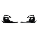 2018–2020 Infiniti Q50 Sport Stoßstange Nebelscheinwerfer Lampenabdeckung schwarz Kühlergrill Blenden