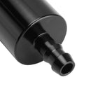 Svart inline EFI drivstoffsystemfilteradapter 3/8""-slange med 30-mikron filterelement