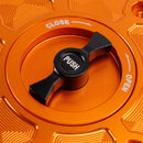 CNC-gefräster, orangefarbener, schlüsselloser Tankdeckel für Duk 790 890 2018 2019 2021 2022 2023-2025